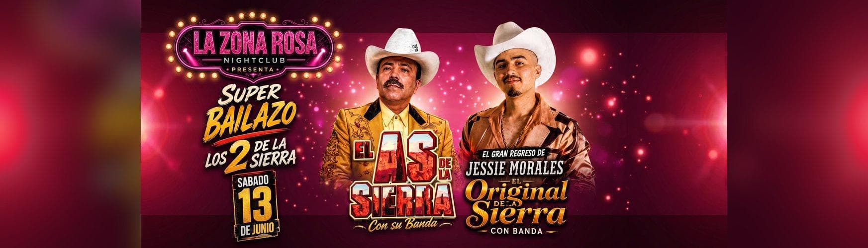 Flyer: Super Bailazo · Los 2 de la Sierra