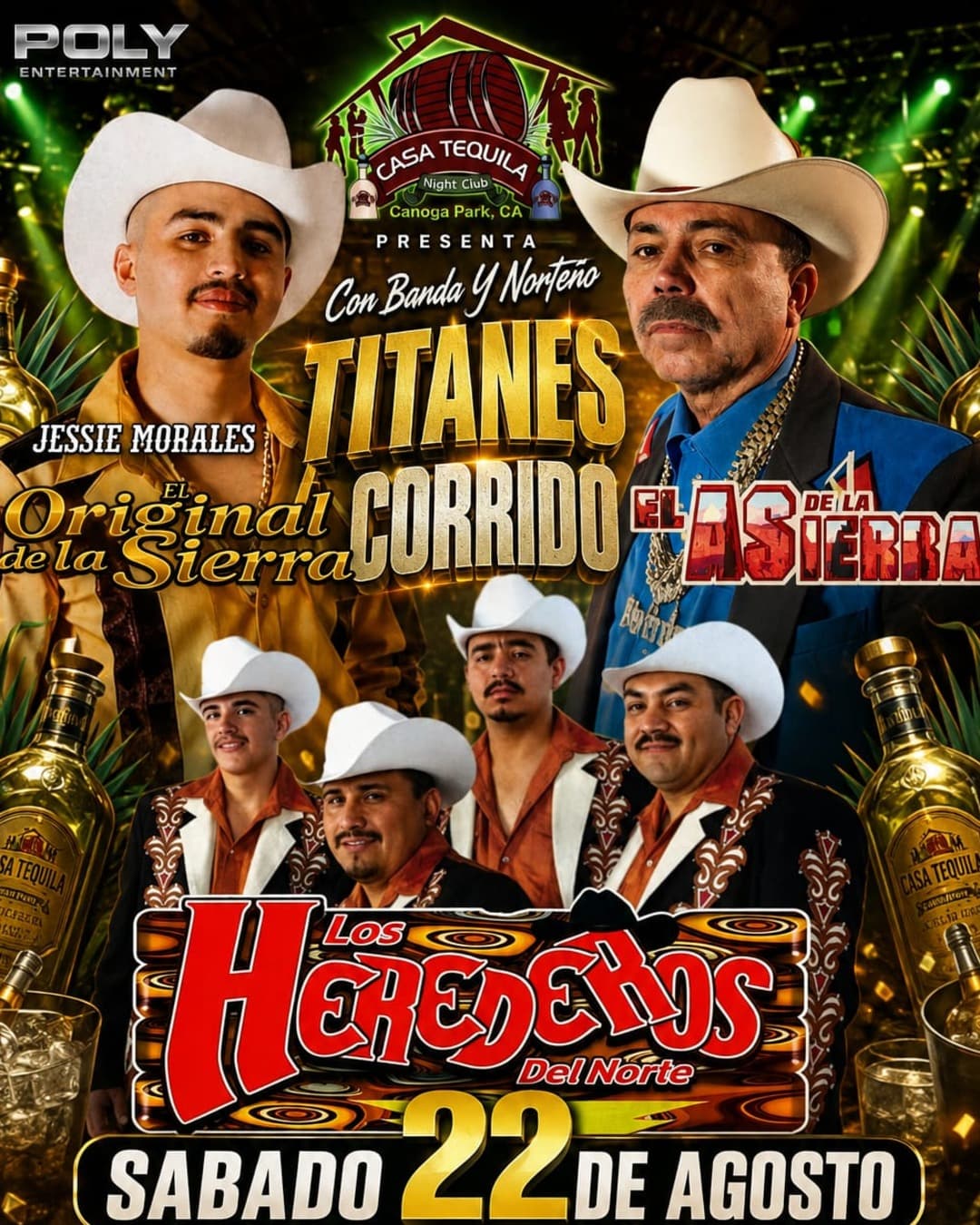 Flyer: Titanes del Corrido