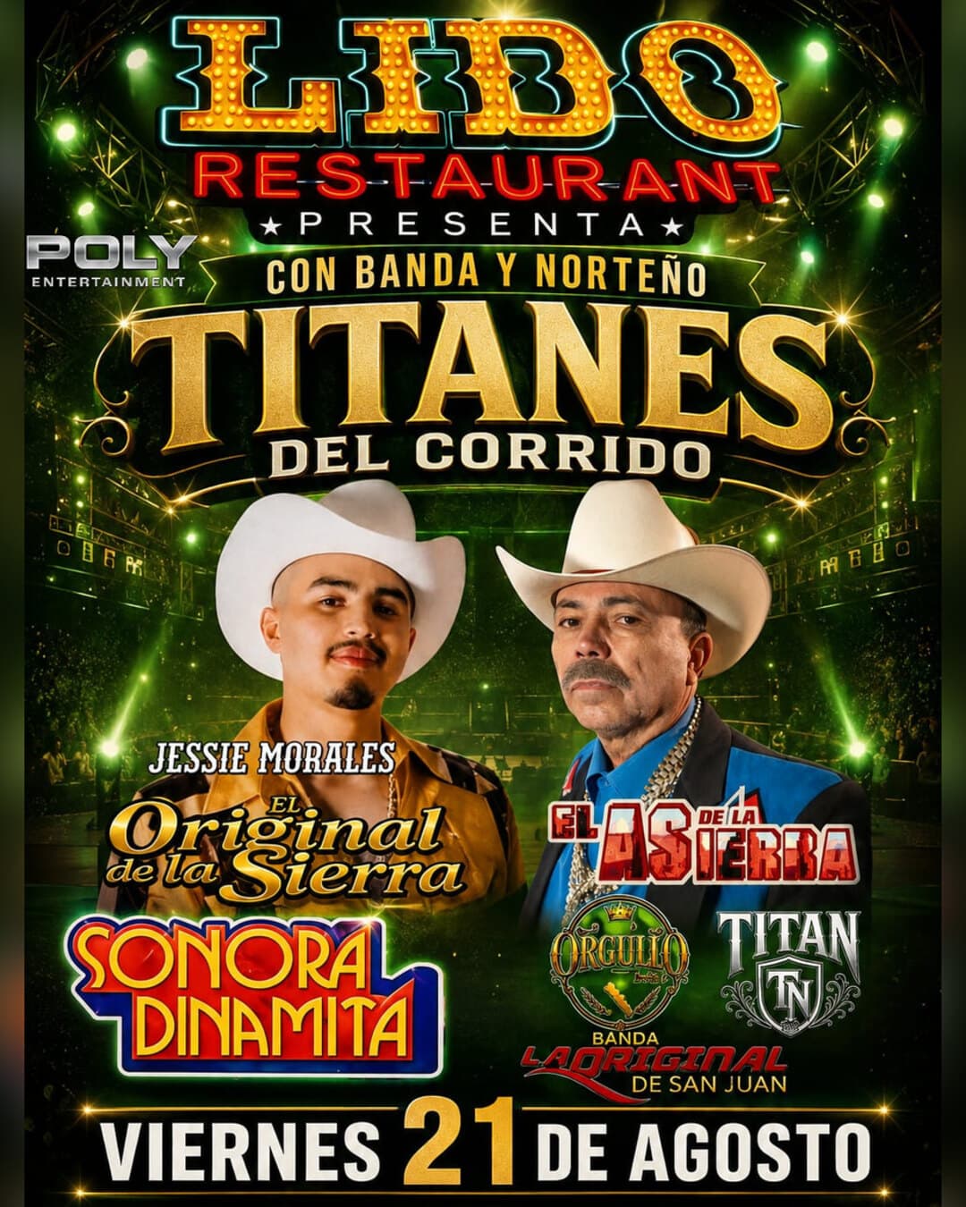 Flyer: Titanes Del Corrido